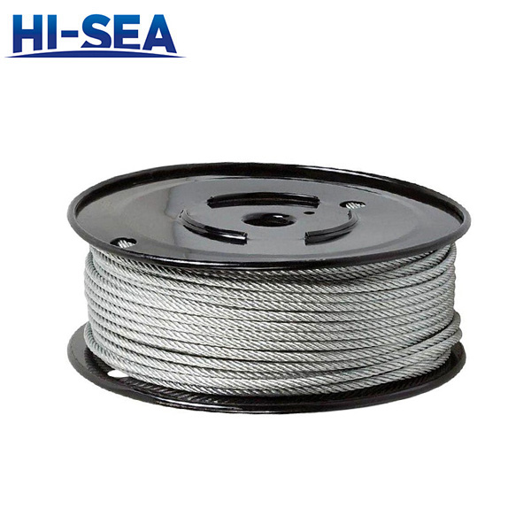 6×25Fi Polished Steel Wire Rope  for Ropeway